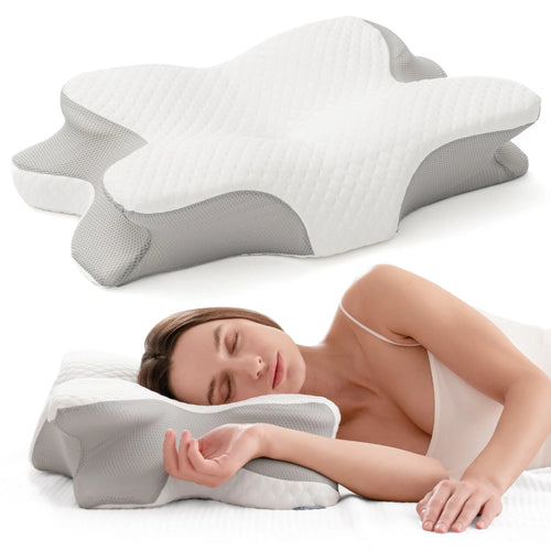 Alcedo Cervical Support Pillow – Ergonomic Neck Pillow for All Sleeping Positions