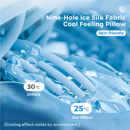 Adjustable Cooling Memory Foam Pillow – Ergonomic Neck Support Pillow for Personalized Comfort